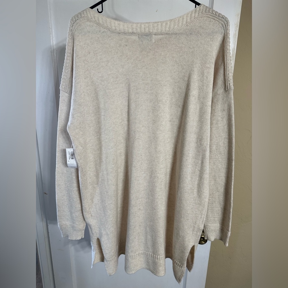 Old Navy Elegant Cream Sweater - Picture 2 of 7